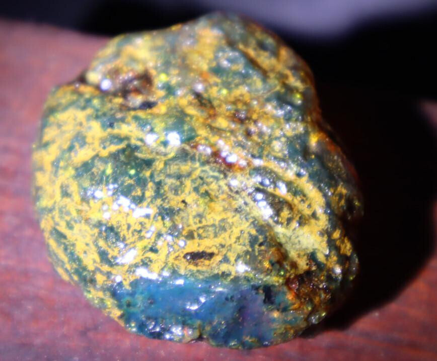 Exquisite Natural Dominican Clear Sky Blue Amber Rough Specimen 48mm 21.5g – photo 10