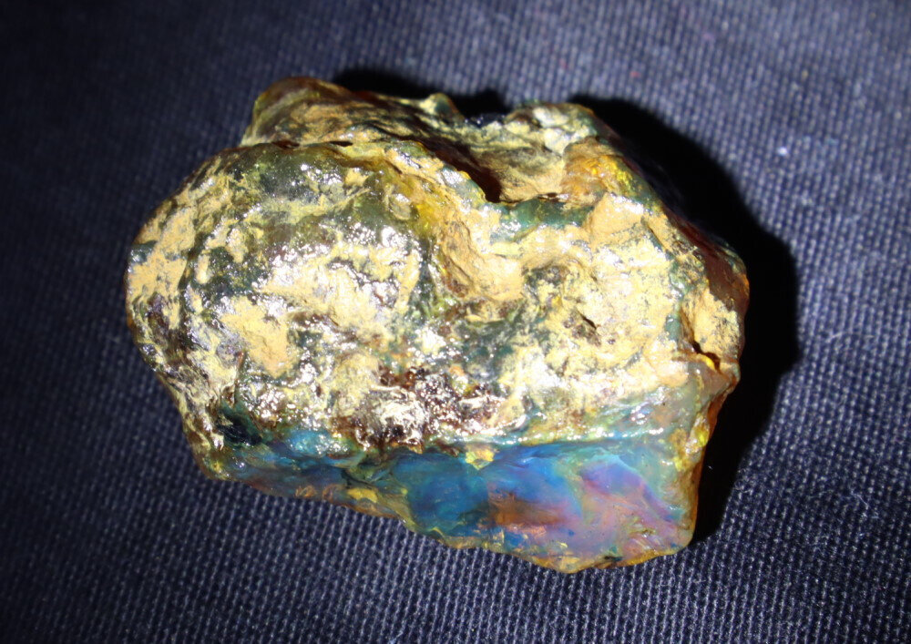 Exquisite Natural Dominican Clear Green Blue Amber Rough Specimen 40mm 13.5g – photo 11