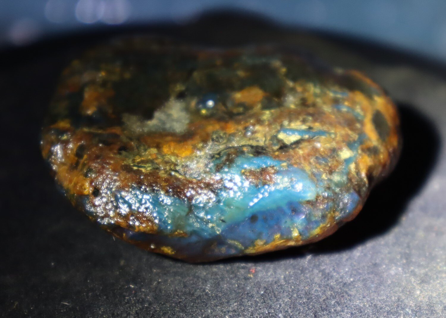 Outstanding Natural Dominican Clear Green Blue Amber Rough Specimen 60mm 36.6g – photo 5