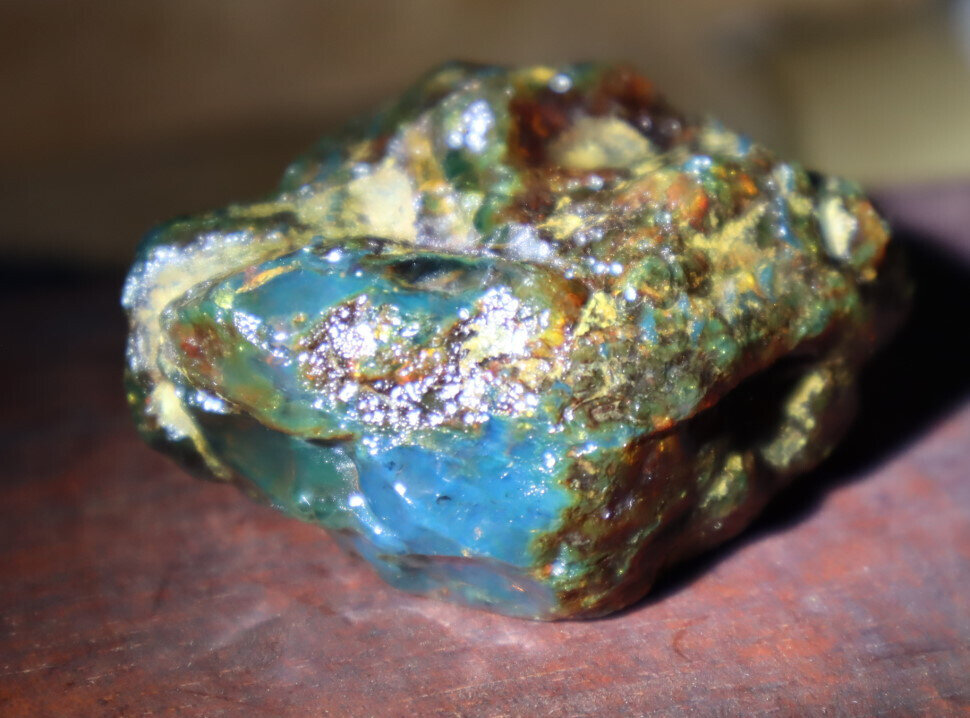 Exquisite Natural Dominican Clear Sky Blue Amber Rough Specimen 56mm 27.4g – photo 3