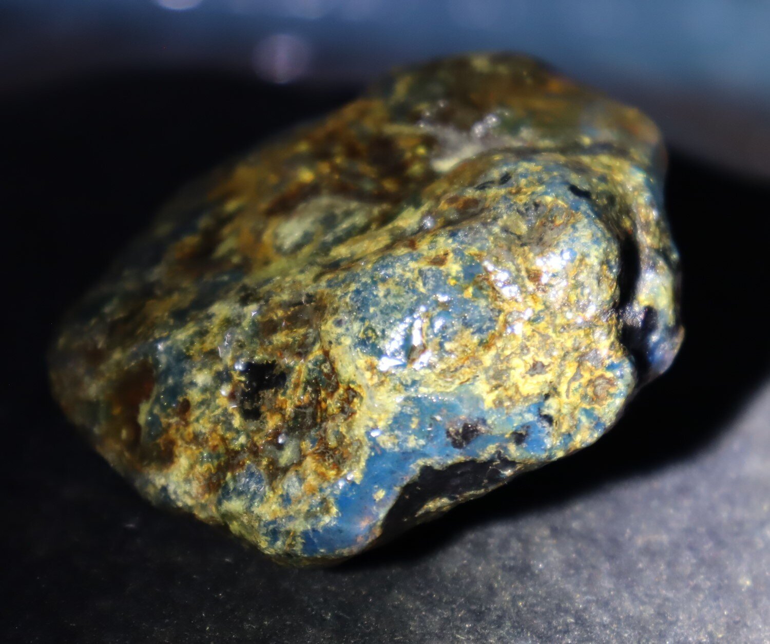 Beautiful Natural Dominican Translucent Sky Blue Amber Rough Specimen 58mm 42.5g – photo 8
