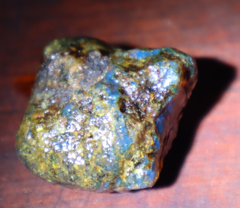 Beautiful Natural Dominican Translucent Sky Blue Amber Rough Specimen 31mm 10.1g – photo 6