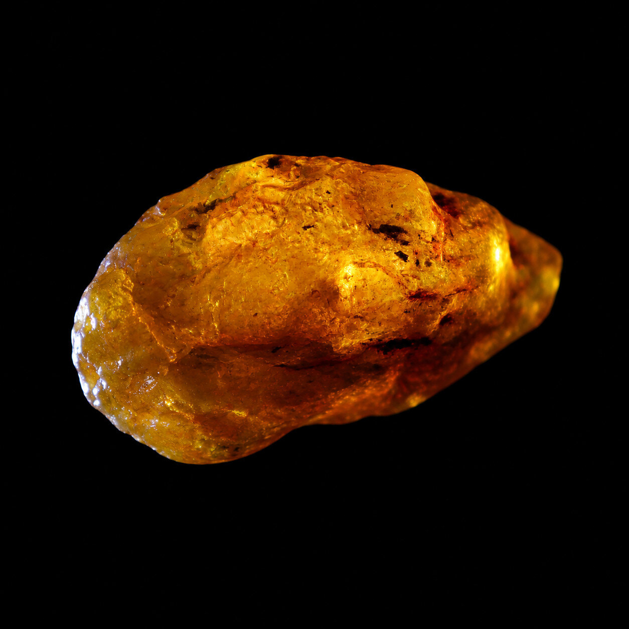 Authentic Cognac Blue Green Dominican Amber Rough Specimen Chunk 72mm 50.5g – photo 9