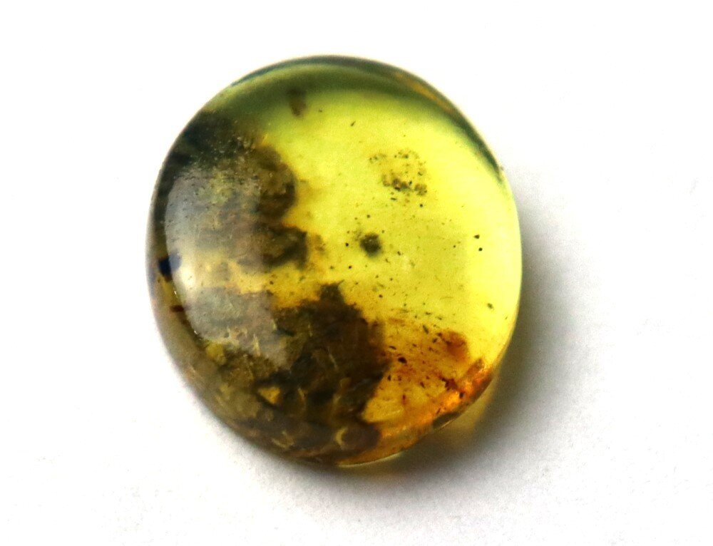 True Caribbean Crystal Clear Sky Blue Dominican Amber Natural 0.6 Inch 0.6g – photo 6