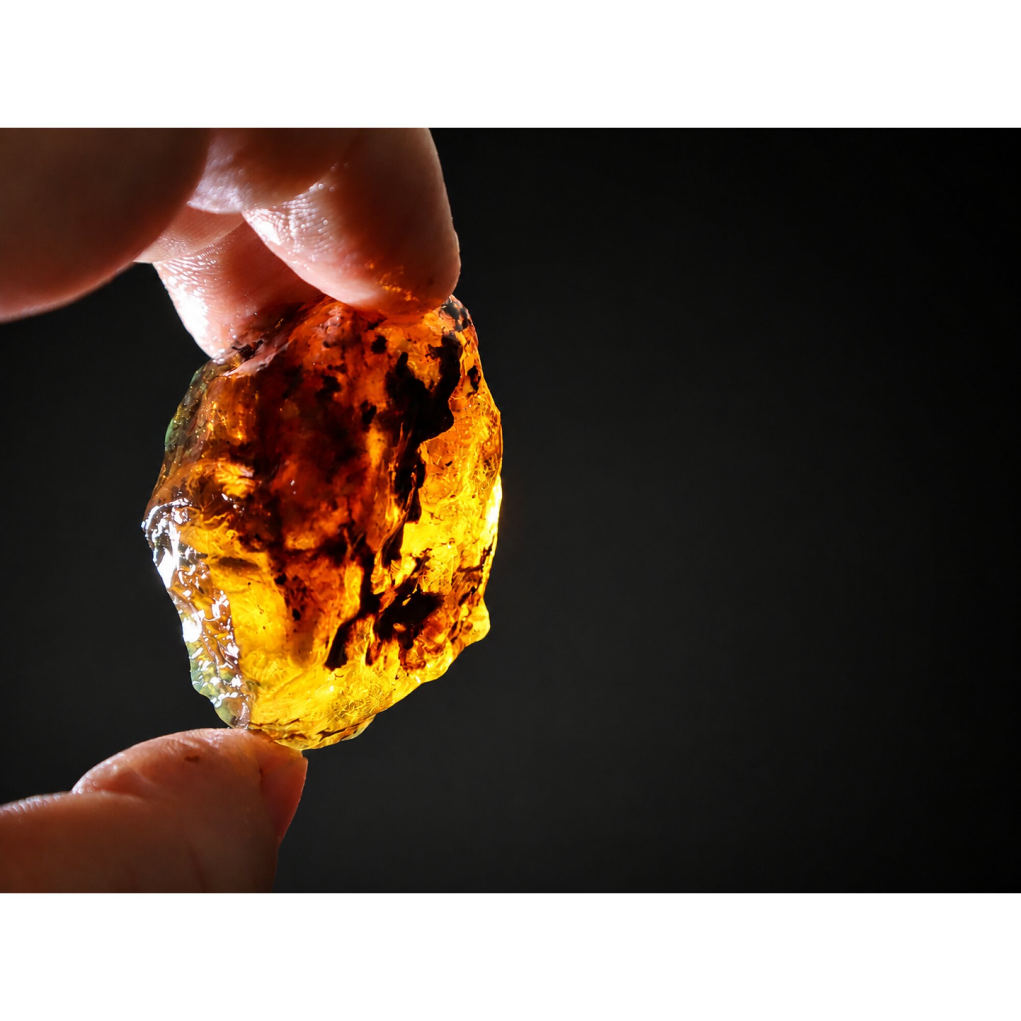 Pure Natural Clear Sky Blue Dominican Amber Stones 54mm 34.1g – photo 9