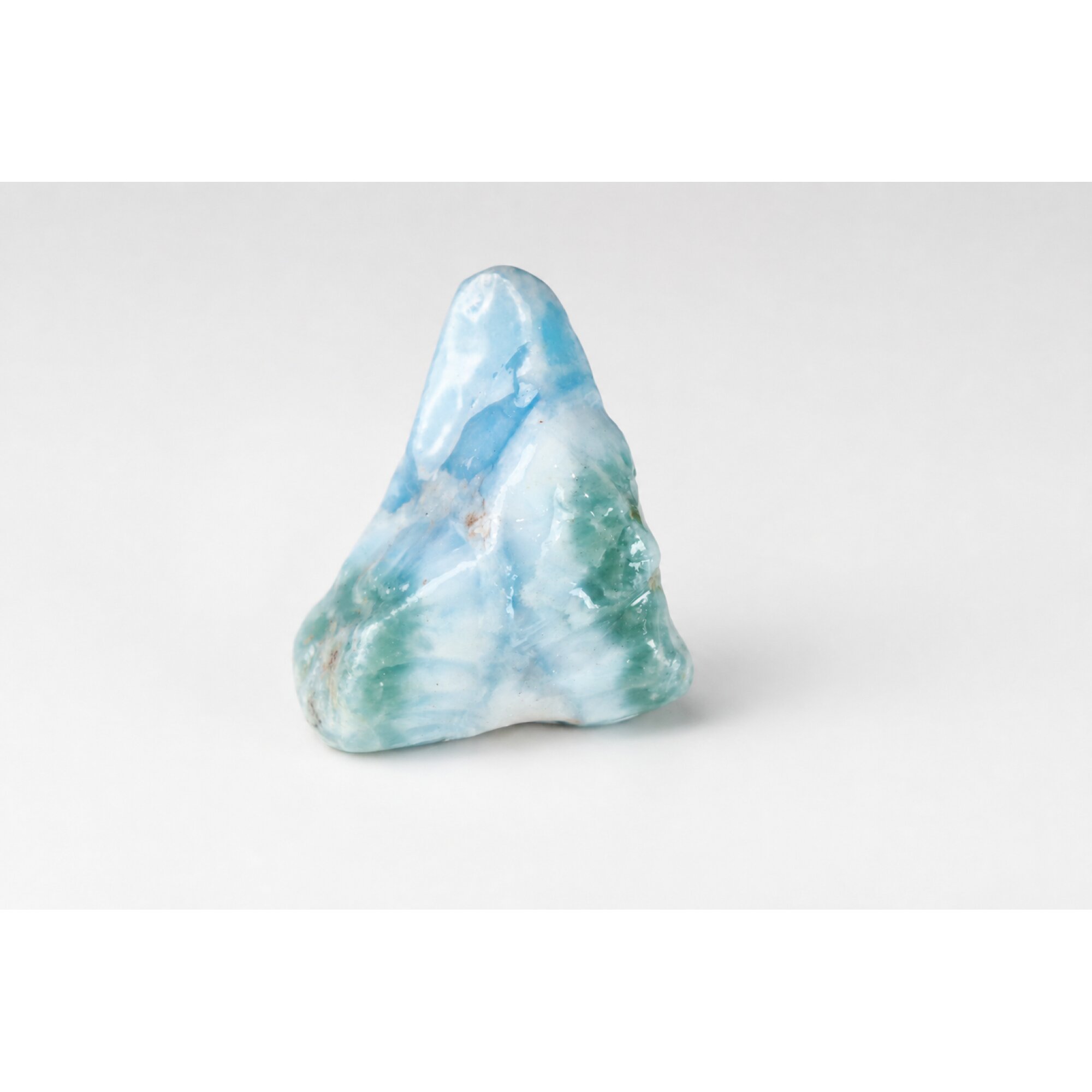 ocean blue Natural Dominican Larimar chunk Rough Specimen 40 mm – photo 6
