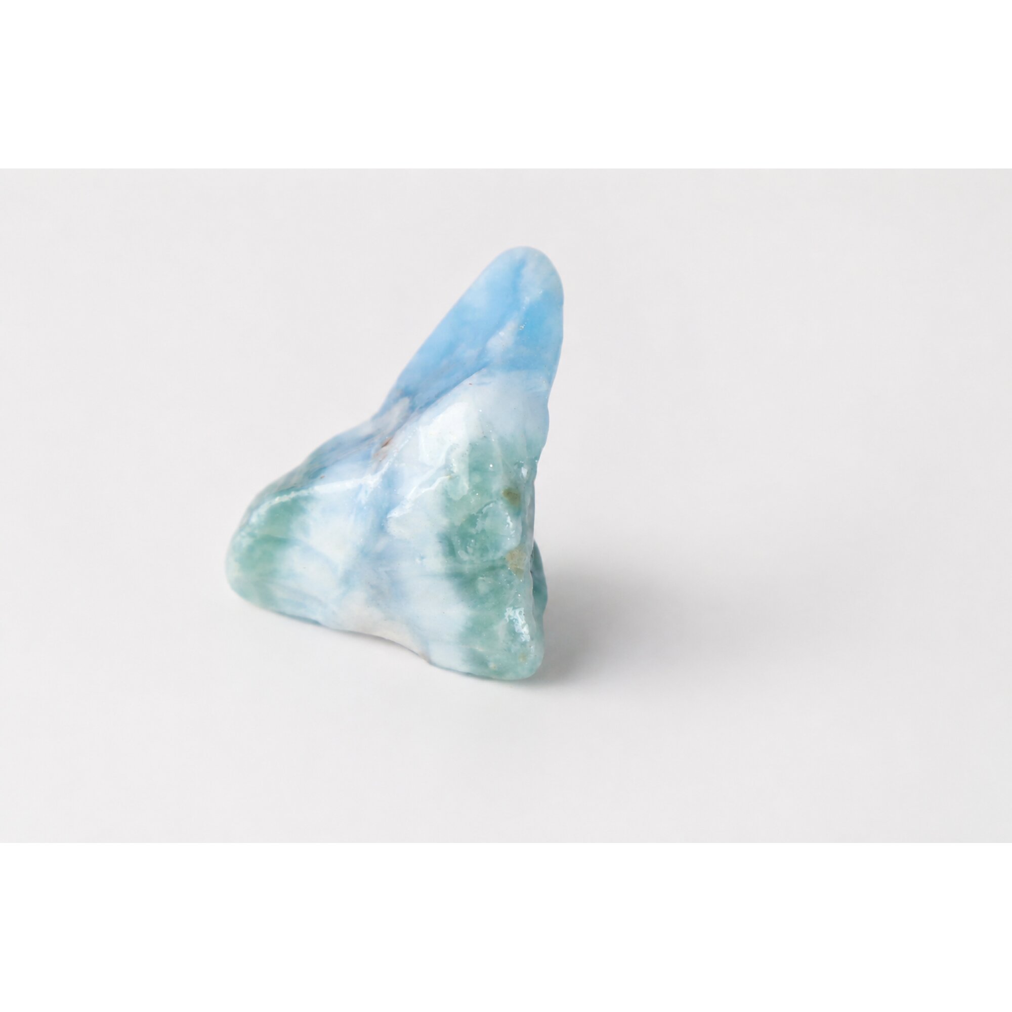 ocean blue Natural Dominican Larimar chunk Rough Specimen 40 mm – photo 7