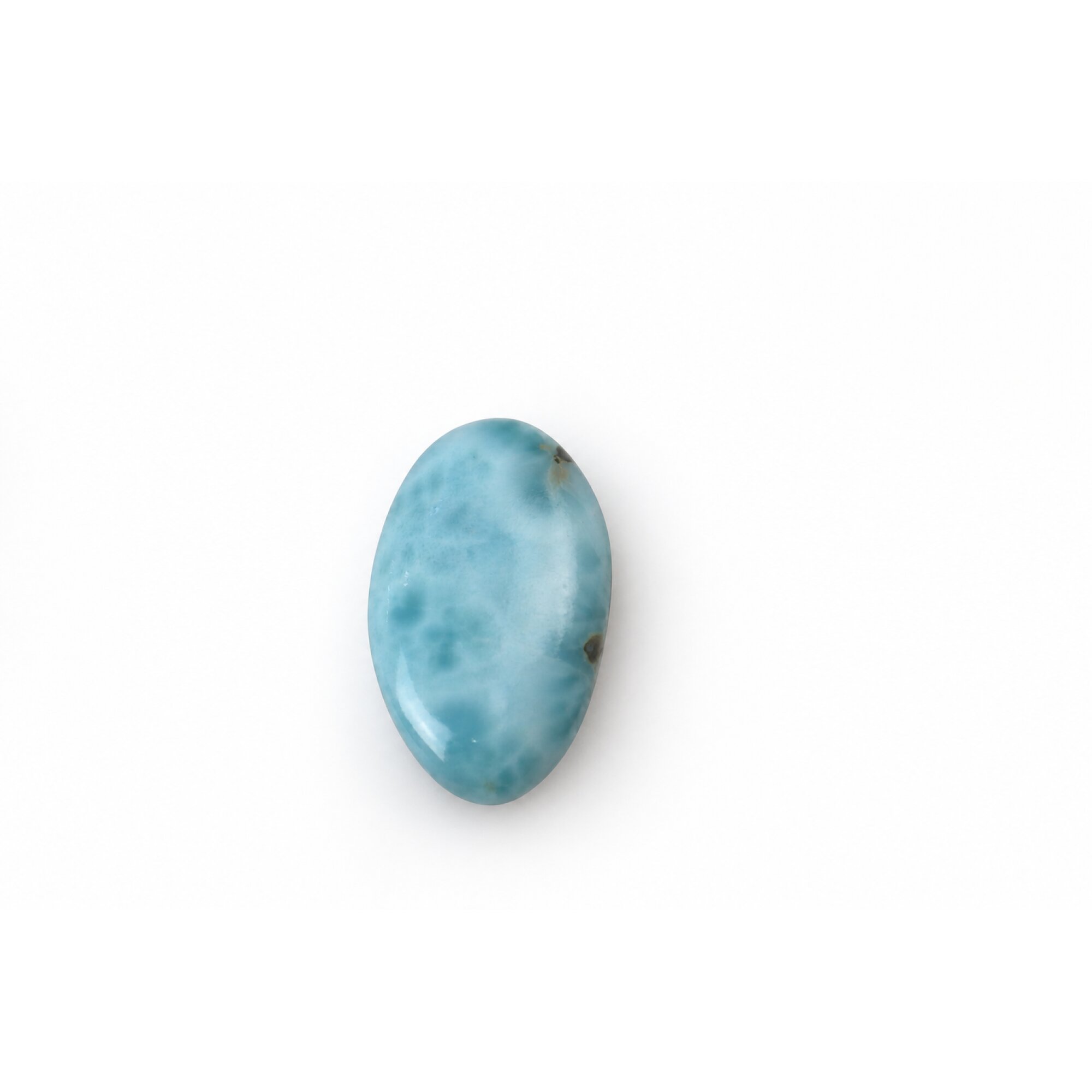 Genuine Sky Blue Larimar Oval Stone 28mm – photo 3