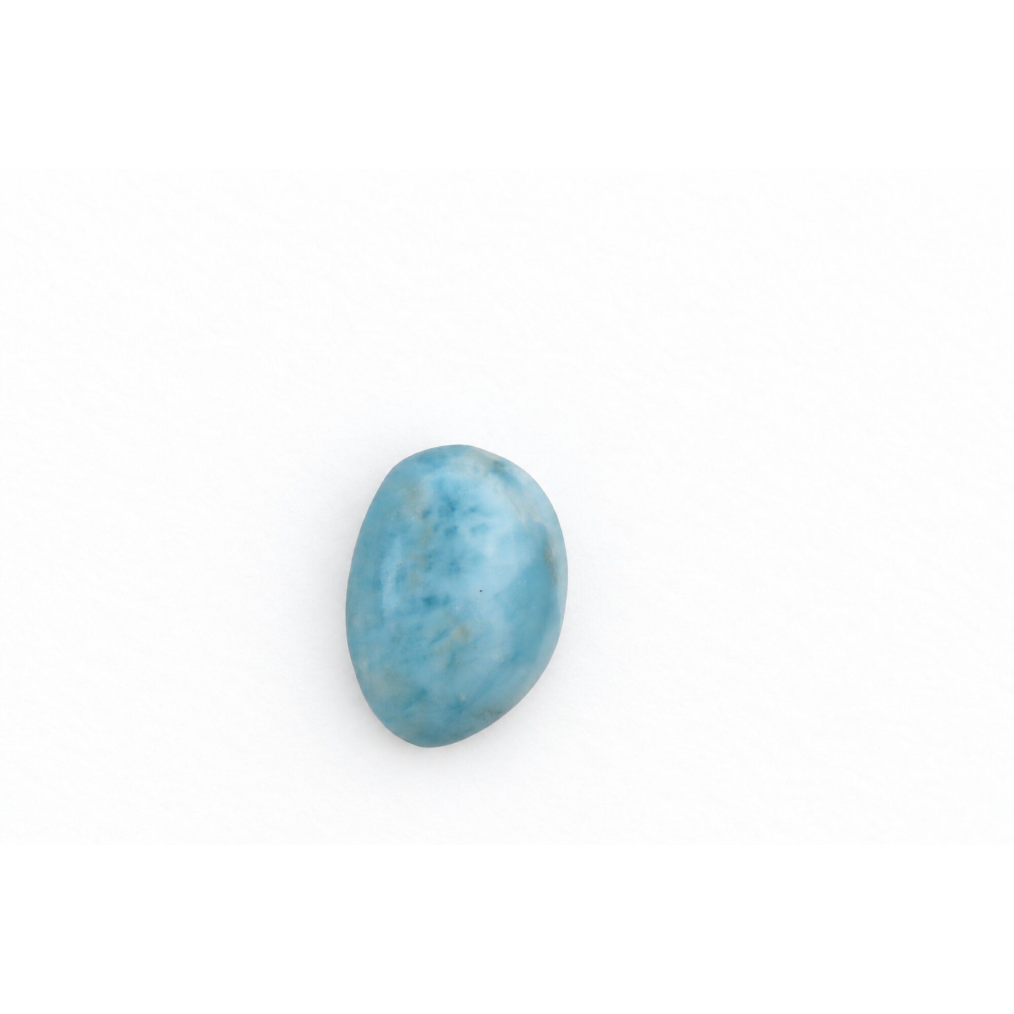 Genuine Sky Blue Larimar Oval Stone 24mm – photo 2