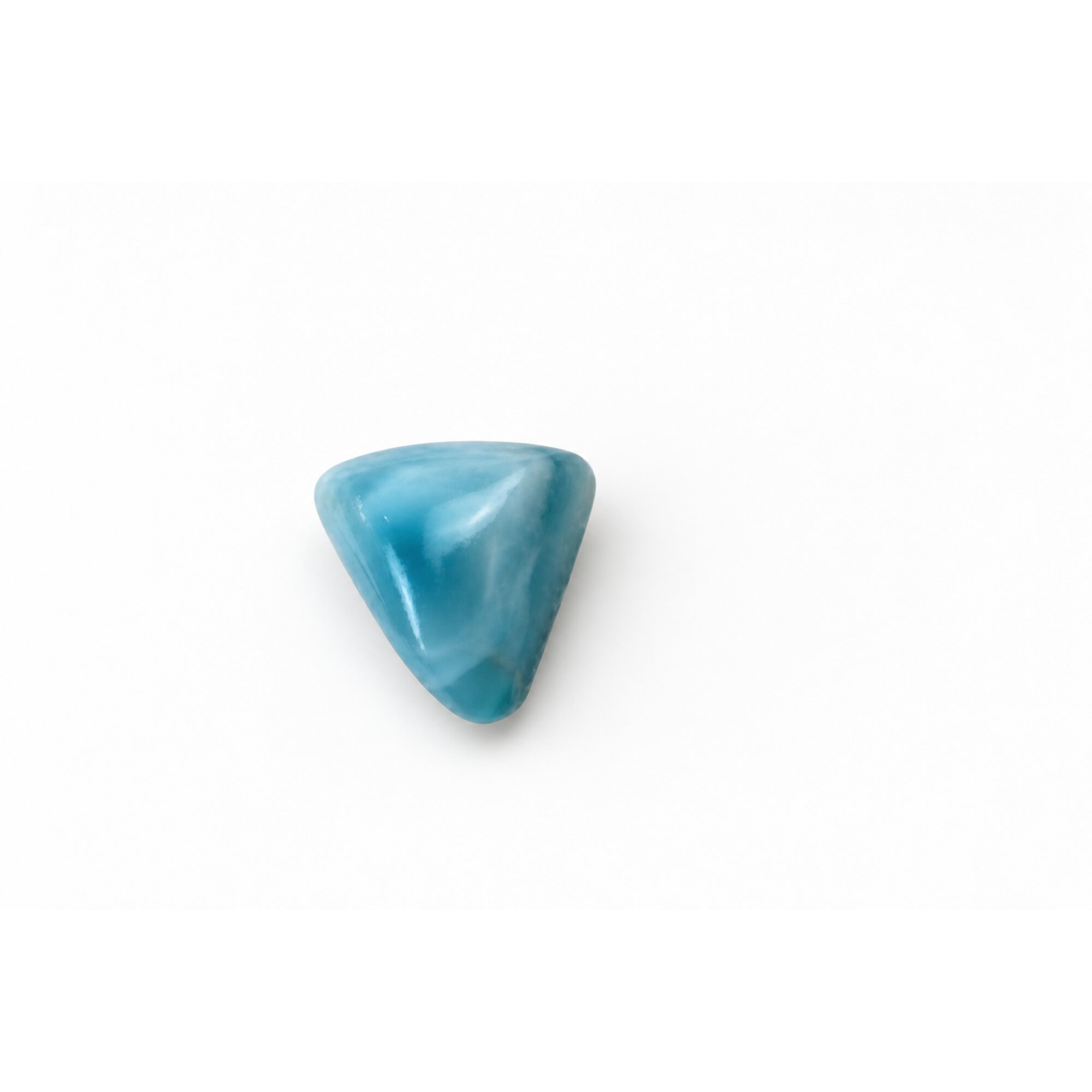 Genuine Handcrafted Polished: Natural Dominican Larimar Cabochon 21mm – photo 2