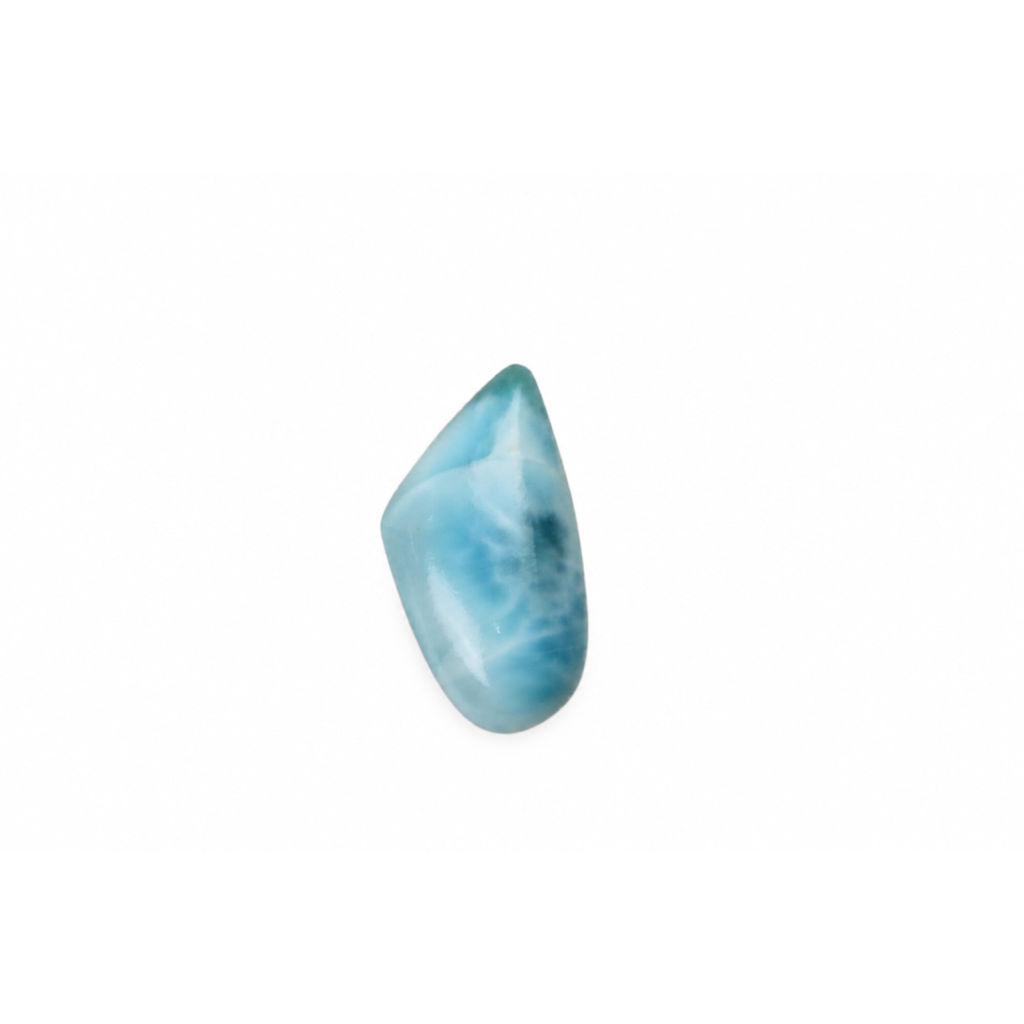Artisan Made Polished: Natural Dominican Larimar Cabochon 27mm – photo 4