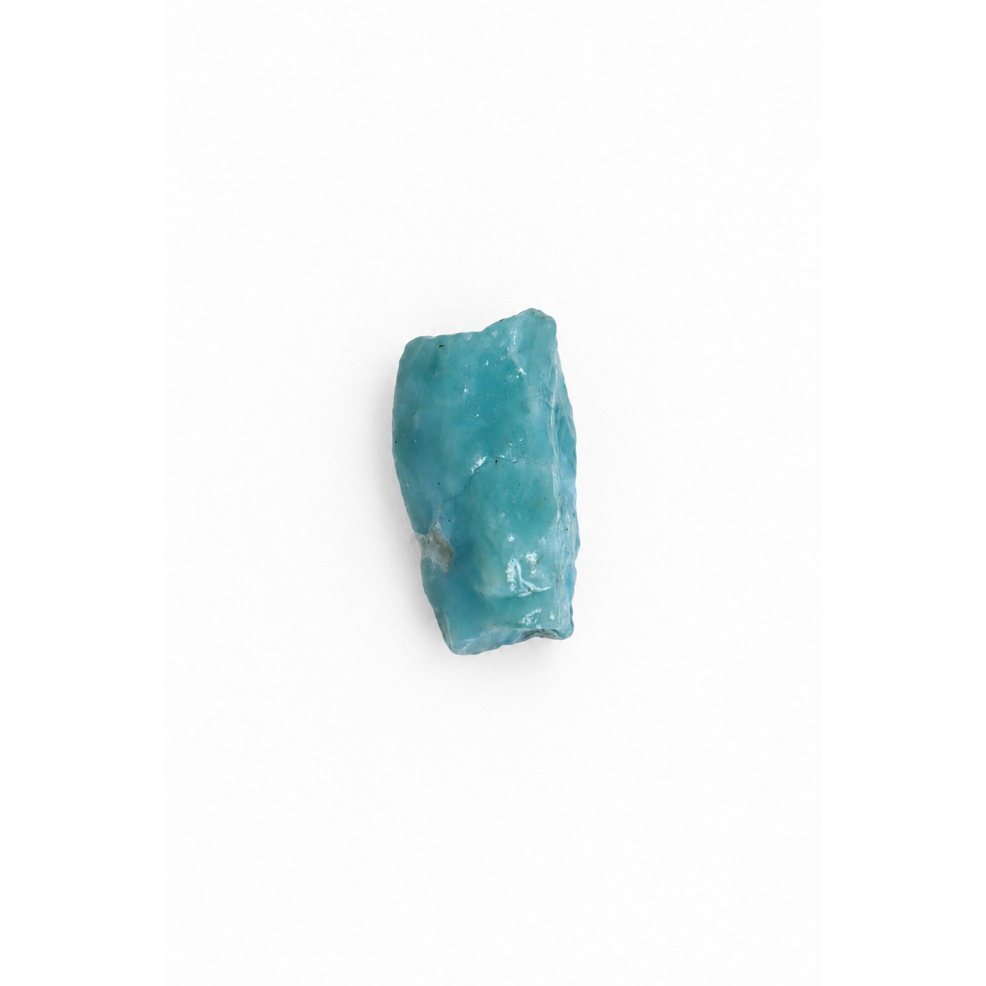 Earth crafted sky blue rough Dominican Larimar 29mm – photo 3