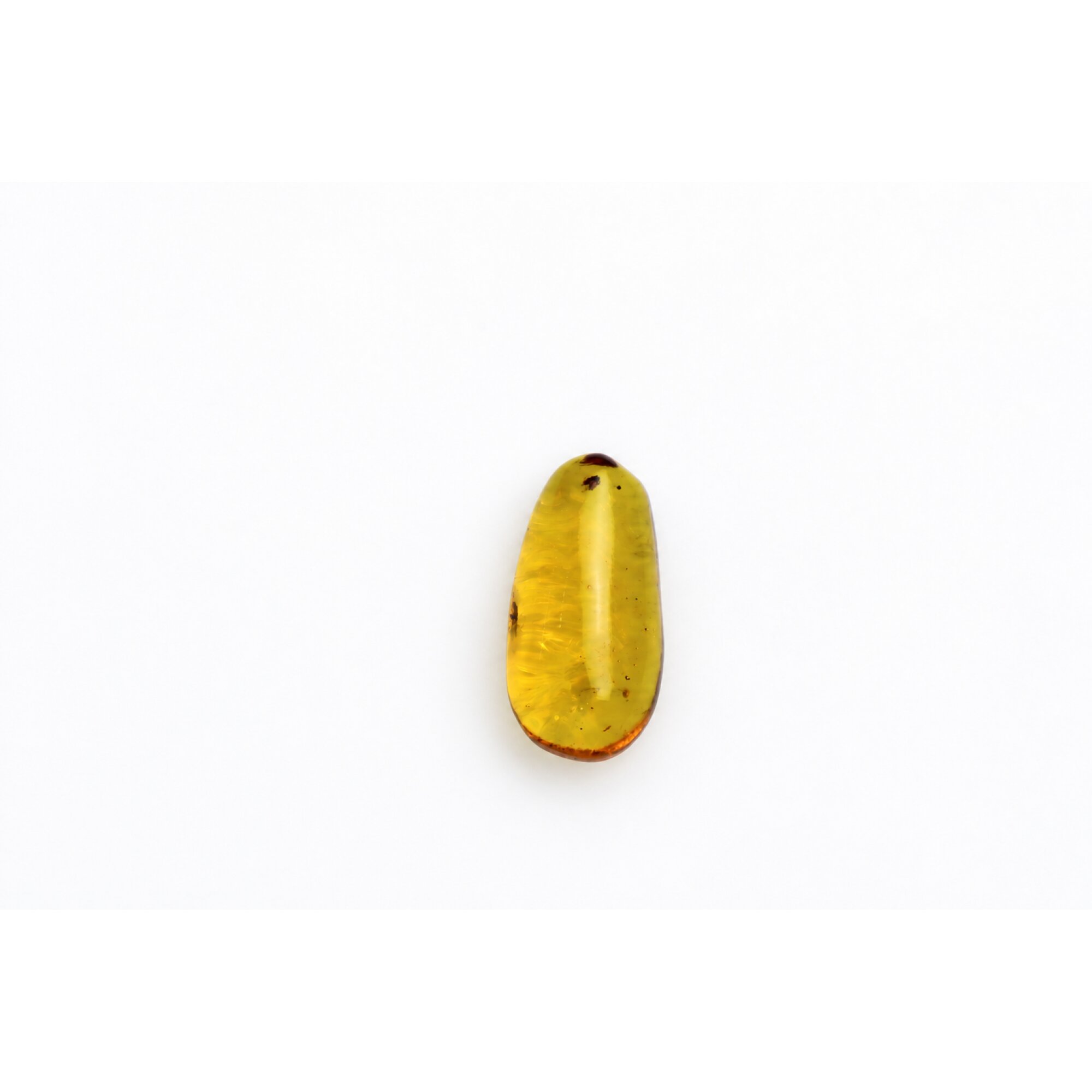 Authentic yellow Dominican amber fly insect stone 25mm – photo 7