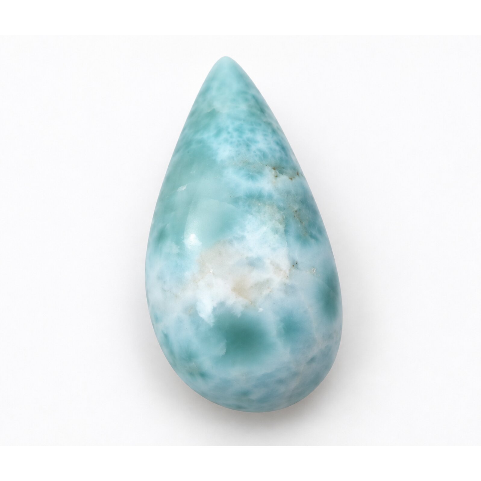 Handcrafted green blue Dominican Larimar cabochon 31mm