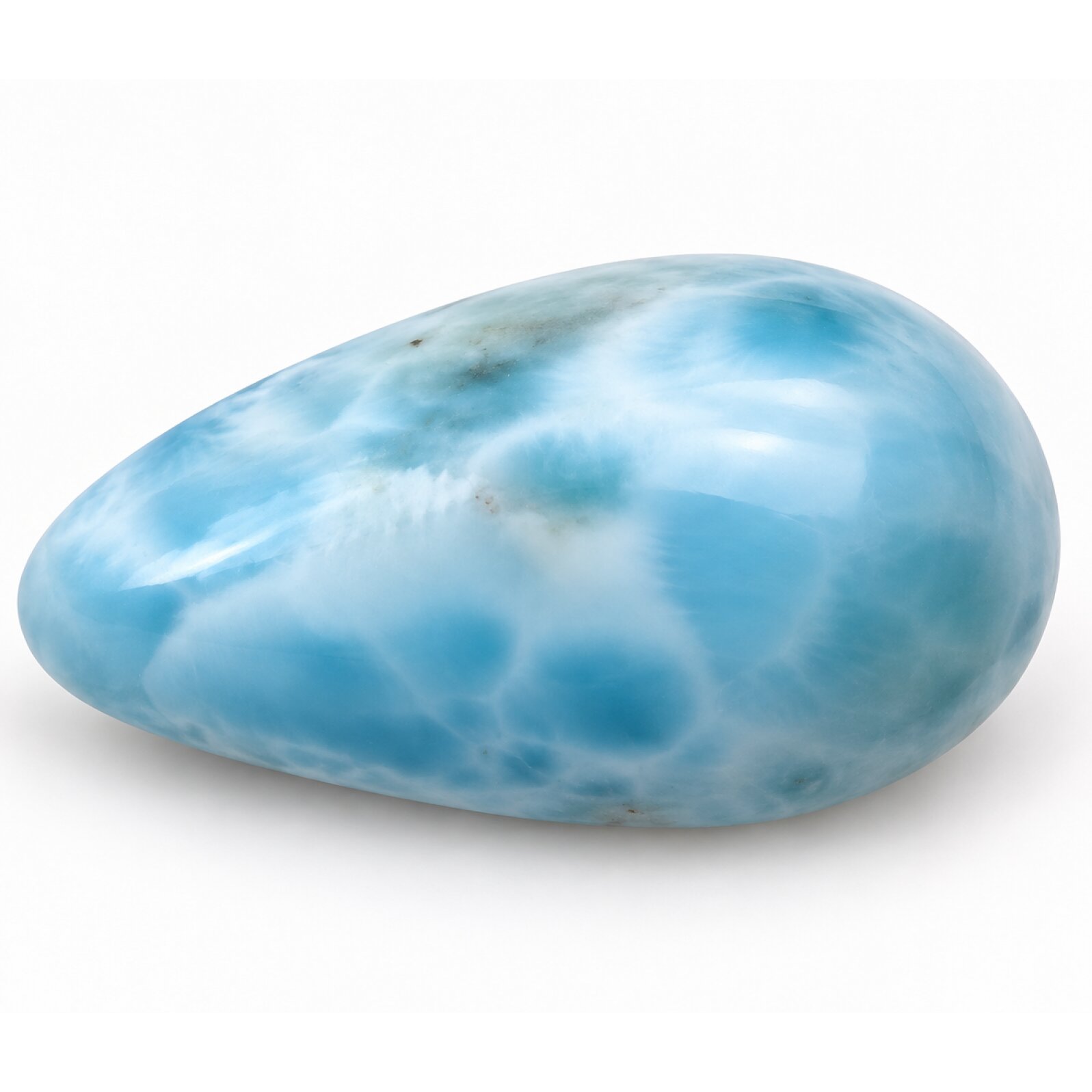 Genuine sky blue Dominican Larimar cabochon 22mm