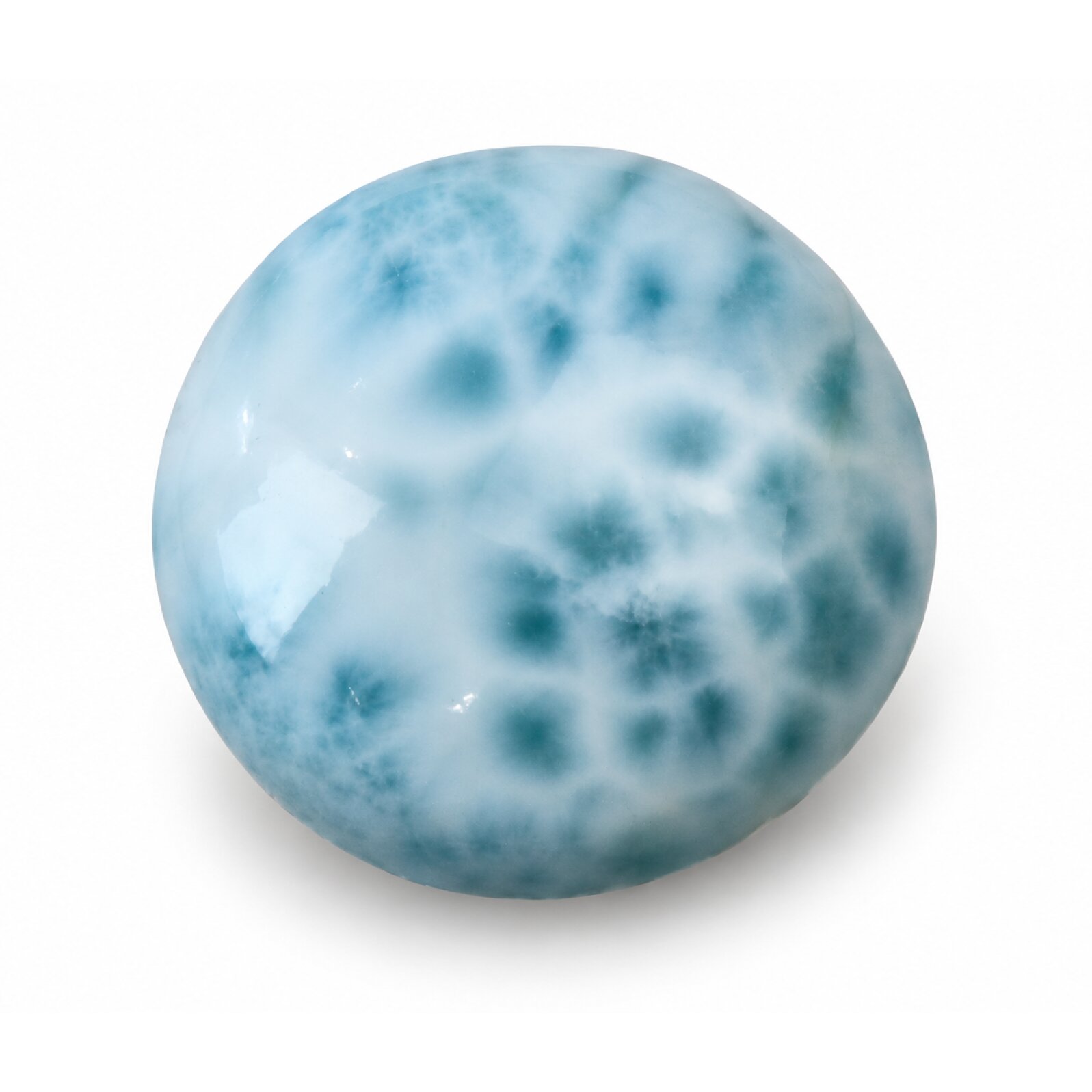 Authentic light blue Dominican Larimar cabochon 17.5mm