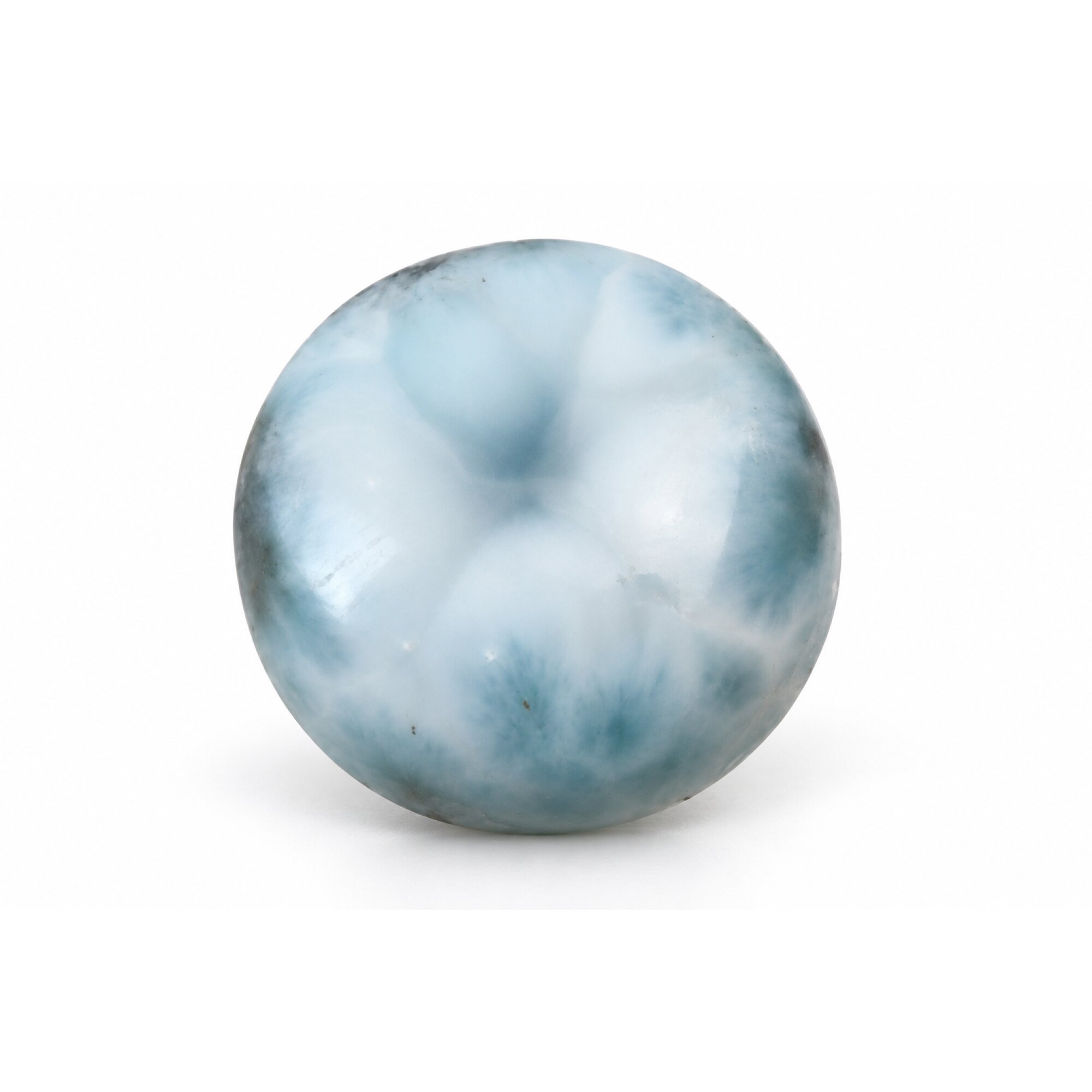 Authentic light sea blue Dominican Larimar cabochon 23mm