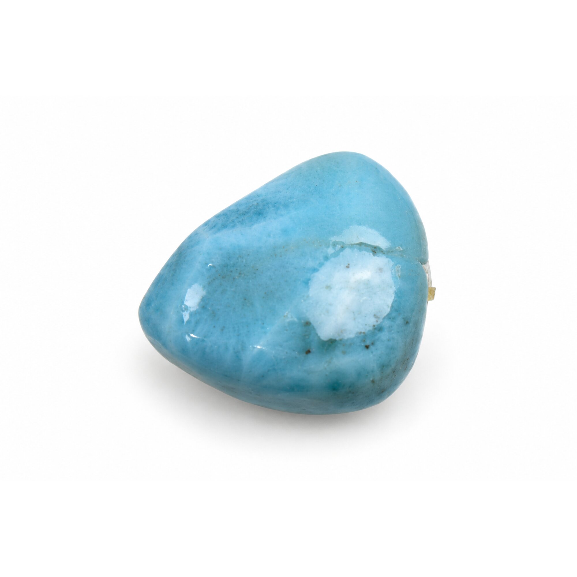 Genuine sky blue Dominican Larimar cabochon 15mm – photo 7