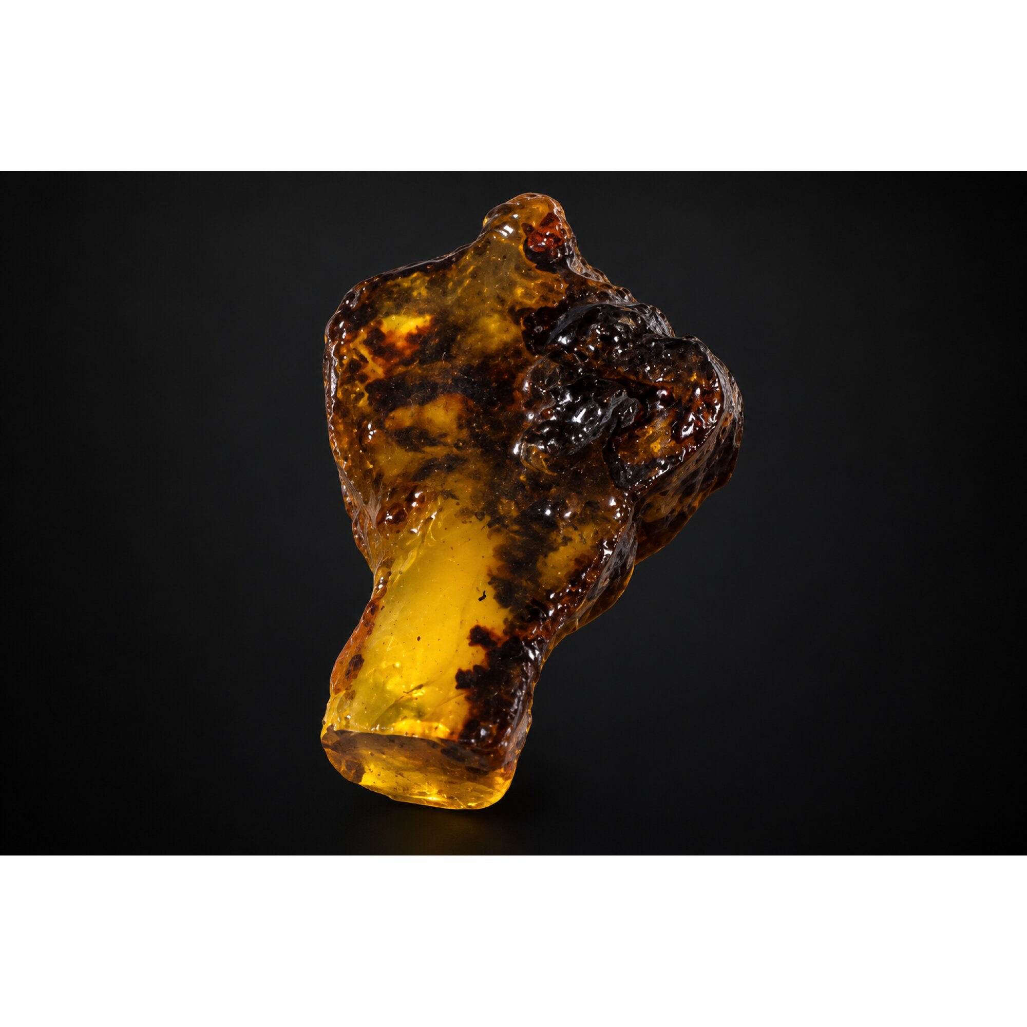 Genuine sky blue rough specimen Dominican amber 8.5g – photo 2