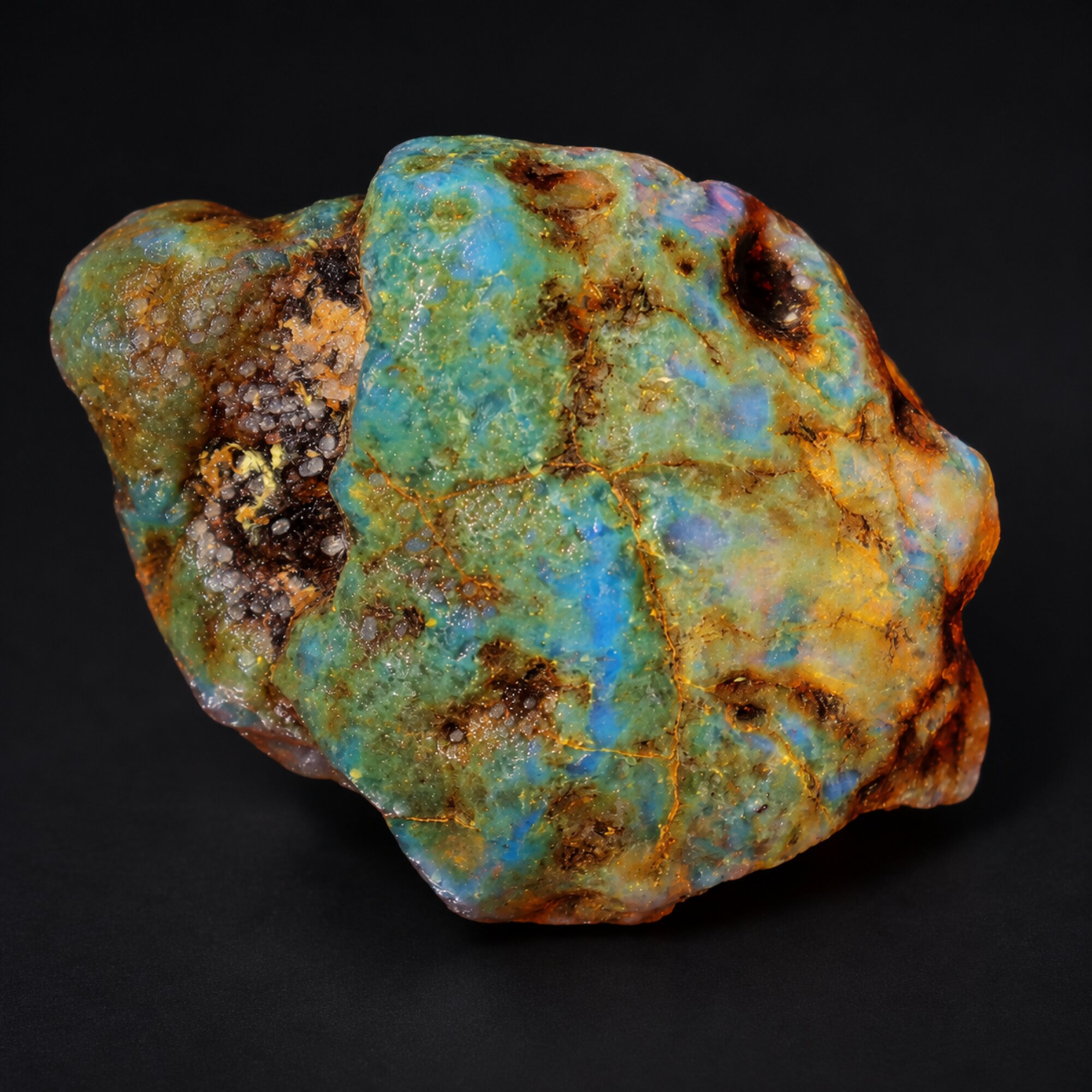 Earth mined green blue rough specimen Dominican amber 24g – photo 11