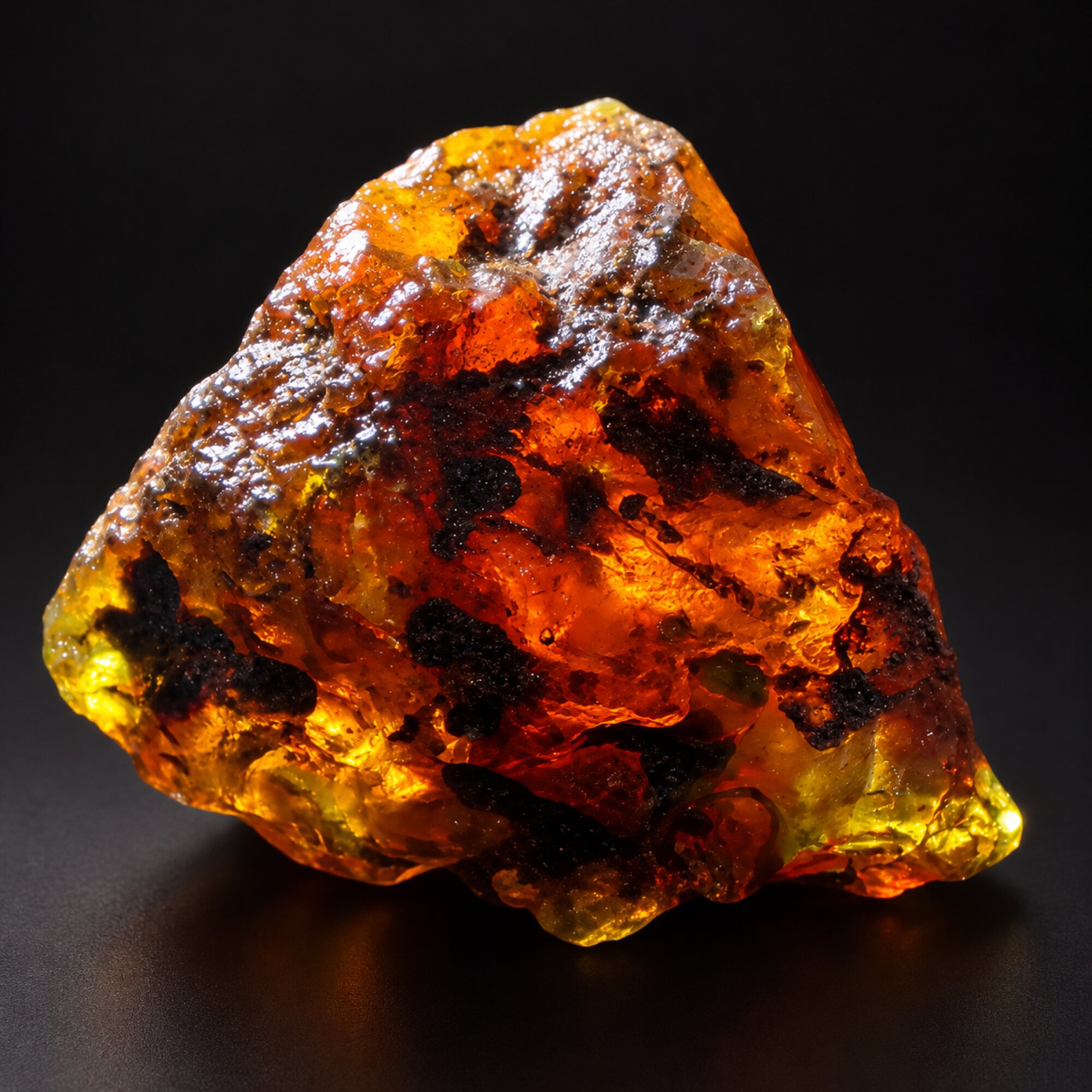 Genuine green blue rough specimen Dominican amber 18g – photo 11
