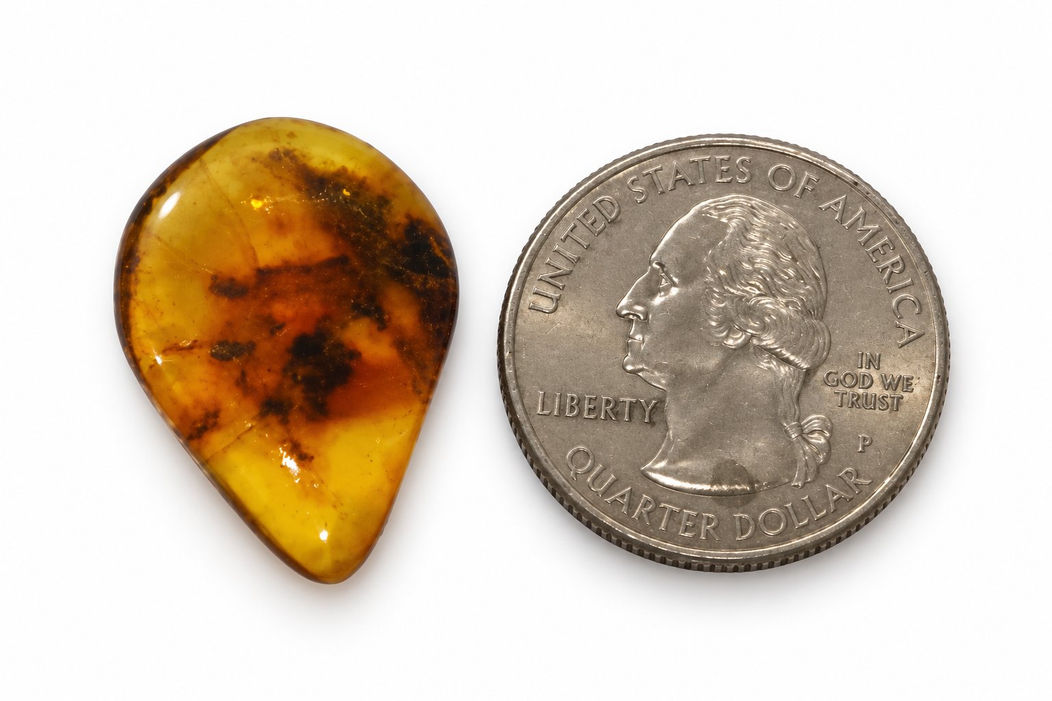 Authentic sky blue polished Dominican amber – photo 9