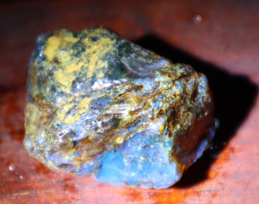 Excellent Natural Dominican Clear Sky Blue Amber Rough Specimen 35mm 12.2g – photo 4