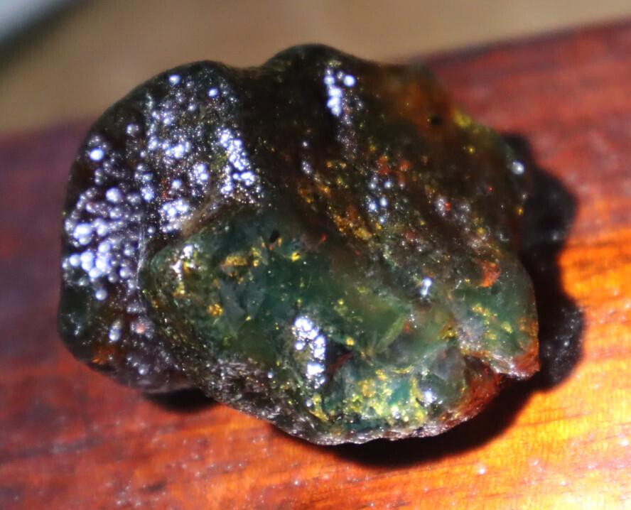 Excellent Natural Dominican Clear Deep Green Blue Amber Rough Specimen 39mm 13.5 – photo 5