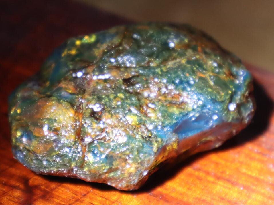 Excellent Natural Dominican Clear Sky Blue Amber Rough Specimen 56mm 24.5g – photo 4