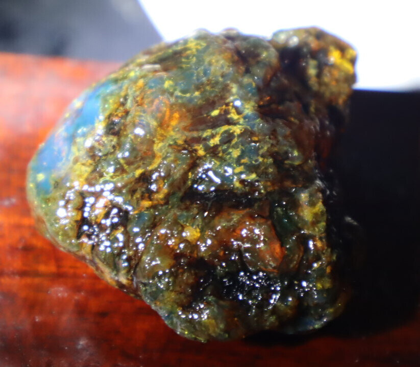 Exquisite Natural Dominican Clear Sky Blue Amber Rough Specimen 53mm 26g – photo 5