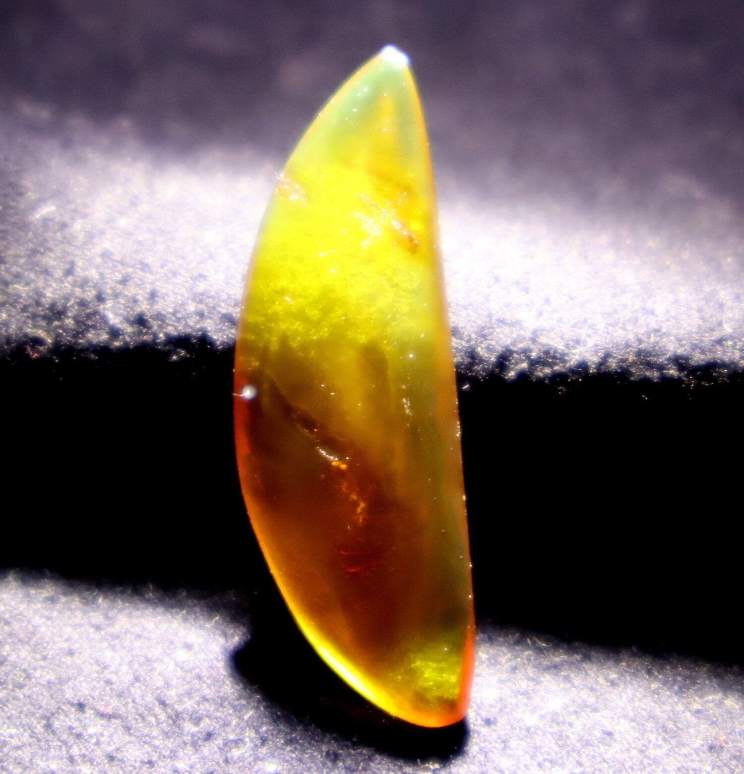 Finest Natural Dominican Clear Yellow Blue Amber Polished Stone 30mm – photo 8