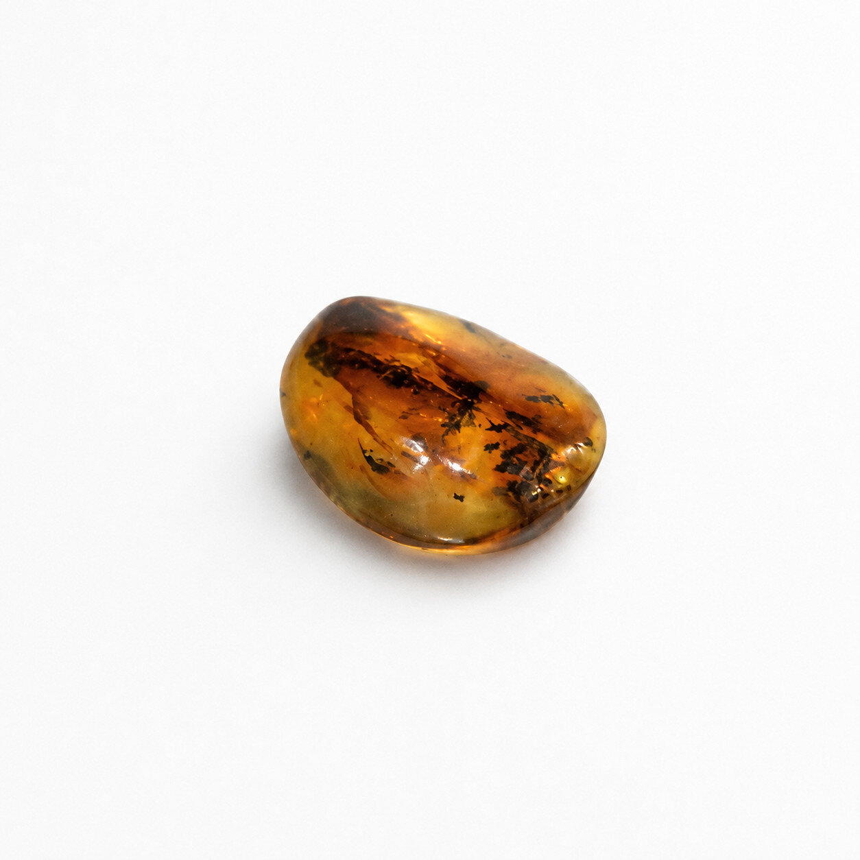 Lovely Natural Clear Sky Blue Amber Cabochon polished stone 24mm – photo 5