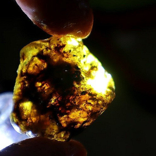 Genuine Green Blue Dominican Amber Rough Specimen Chunk 31mm 7.1g – photo 7