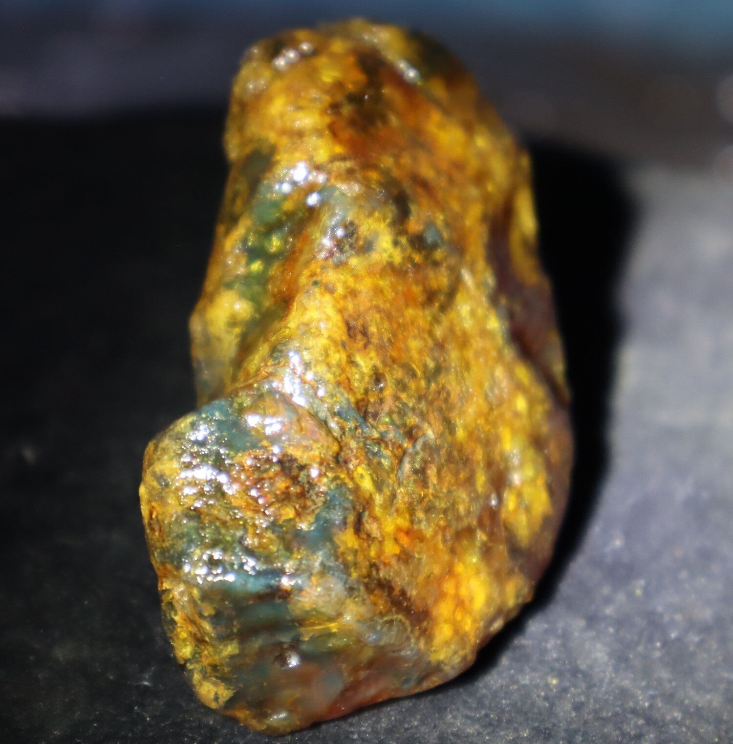 Natural Translucent Yellow Orange Butterscotch Amber Rough Specimen 62mm 34.5g – photo 12