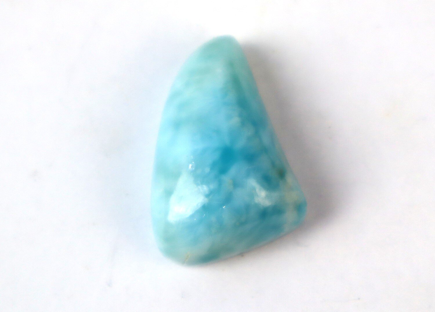 Excellent Natural Sky Blue Larimar Cabochon 23mm – photo 5