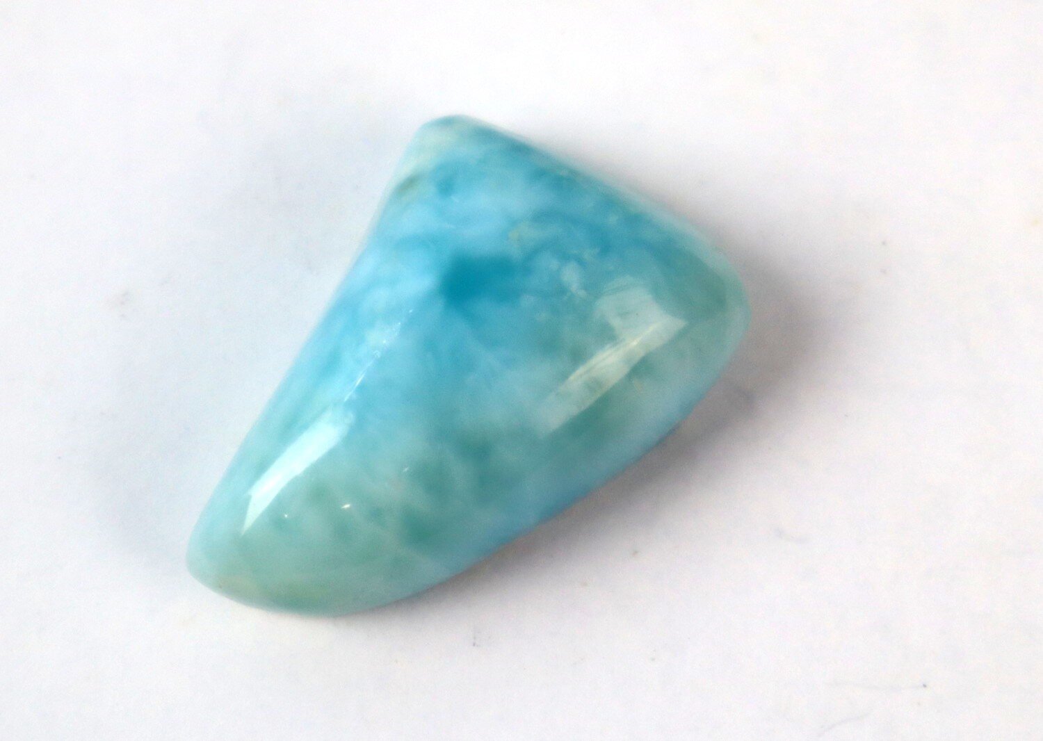 Excellent Natural Sky Blue Larimar Cabochon 23mm – photo 8