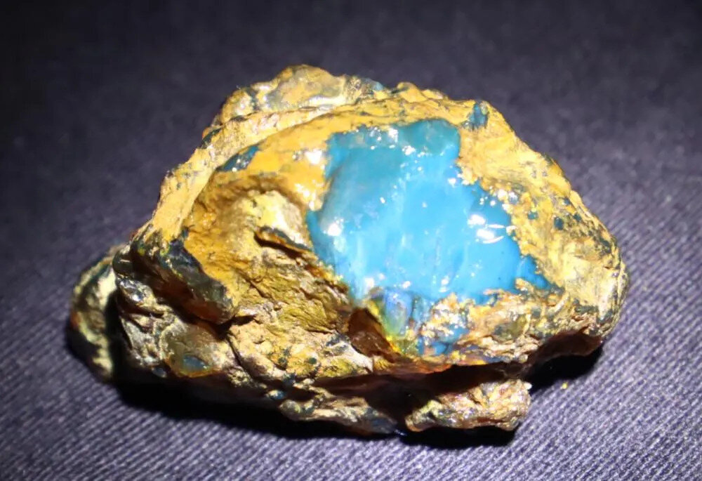 Finest Natural Dominican Translucent Sky Blue Amber Rough Specimen 43mm 14g – photo 10