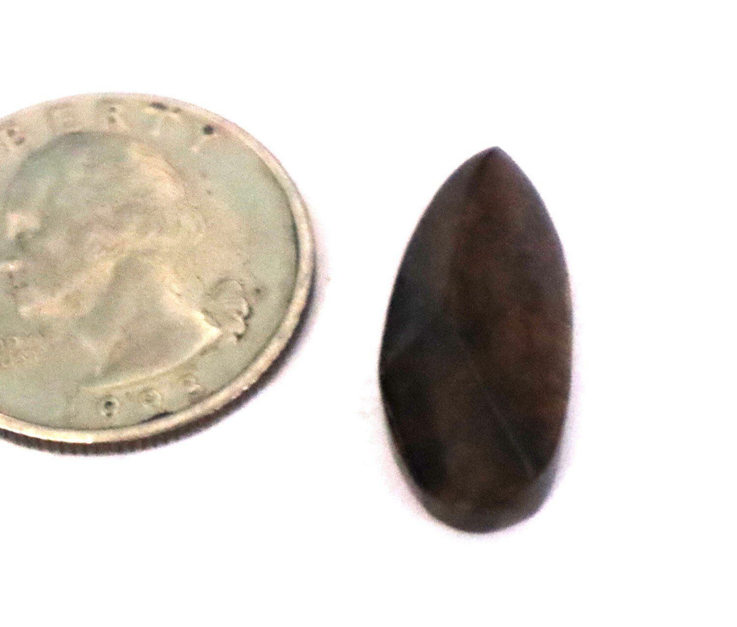 Beautiful Natural Dominican Translucent Light Blue Amber Polished Stone 23mm – photo 9