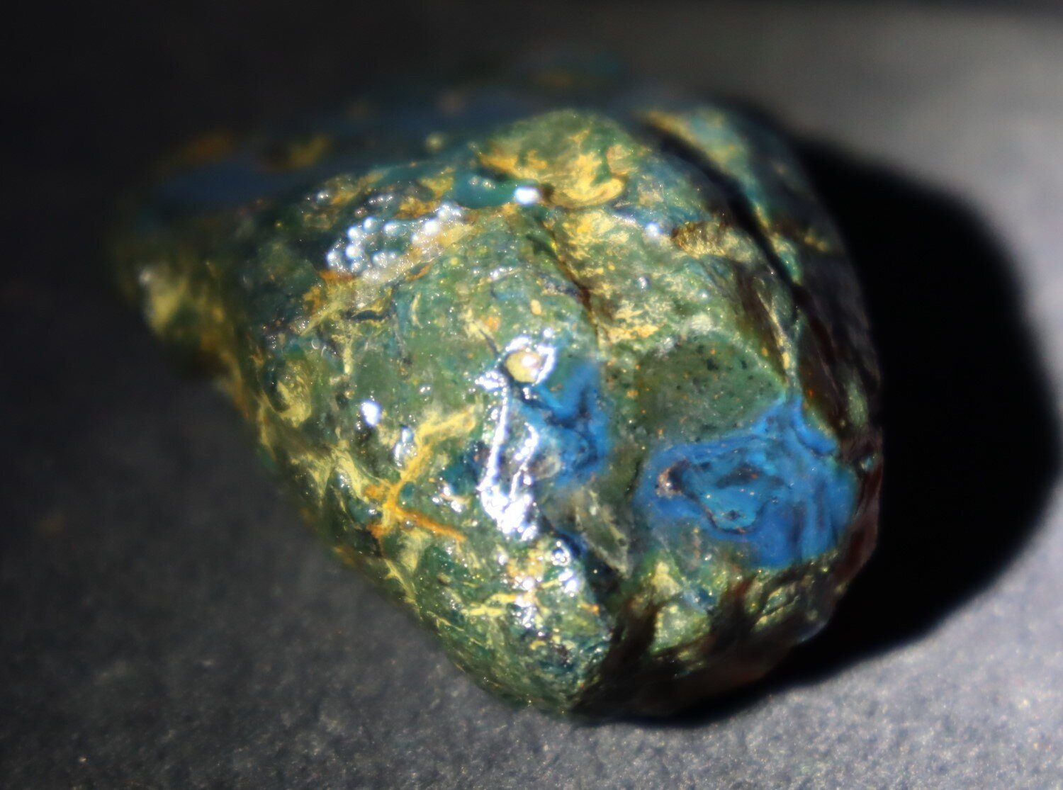 Charming Natural Dominican Clear Green Blue Amber Rough Specimen 58mm 22.2grams – photo 4